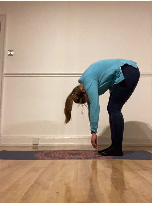 Pilates Roll up stretch exercise